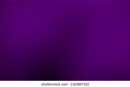 Dark Purple vector low poly layout. Modern geometrical abstract illustration with gradient. The template can be used as a background for cell phones.