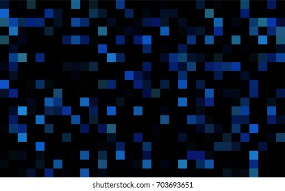 Dark Purple vector low poly background. A sample with a polygonal design. Illustration in polygonal style with repeating squares