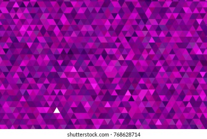 Dark Purple vector low poly template. Shining colored illustration in a brand-new style. The completely new template can be used for your brand book.