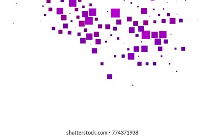 Dark Purple vector low poly background. A sample with a polygonal design. Illustration in polygonal style with repeating squares