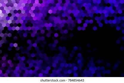 Dark Purple vector low poly background. A sample with a polygonal design. Low poly illustration, low polygonal background.