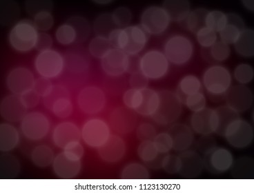 Dark Purple vector modern bokeh pattern. Modern geometrical abstract illustration with gradient. The blurred design can be used for your web site.