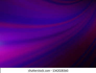 Dark Purple vector modern bokeh pattern. Modern geometrical abstract illustration with gradient. The elegant pattern for brand book.