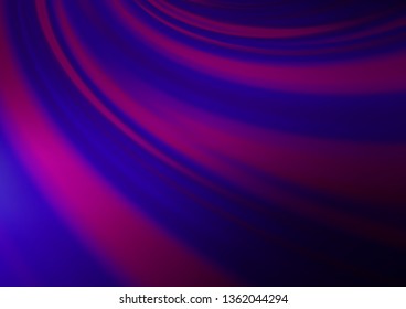 Dark Purple vector modern bokeh pattern. A vague abstract illustration with gradient. The template can be used for your brand book.