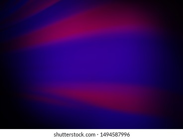 Dark Purple vector modern bokeh pattern. Creative illustration in halftone style with gradient. The blurred design can be used for your web site.