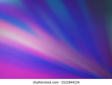 Dark Purple vector modern bokeh pattern. Colorful abstract illustration with gradient. Brand new style for your business design.
