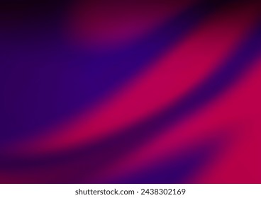 Vector morado oscuro patrón bokeh moderno. Ilustración colorida en estilo abstracto con degradado. Una plantilla completamente nueva para su diseño.