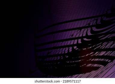 Dark Purple vector modern elegant backdrop. Abstract colorful illustration with gradient. New style design for your brand book.