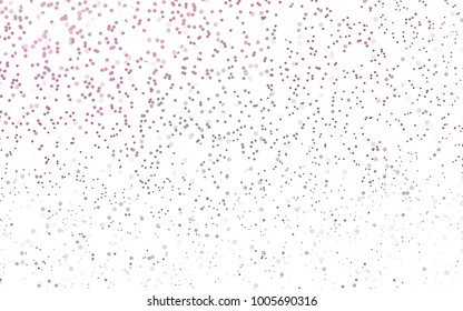 Dark Purple vector modern geometrical circle abstract background. Dotted texture template. Geometric pattern in halftone style with gradient. 