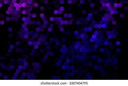 Dark Purple vector modern geometrical abstract background. Texture, brand-new background. Geometric background in Origami style with gradient. 