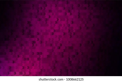 Dark Purple vector modern geometrical background. Abstract template. Geometric pattern in square style with gradient.