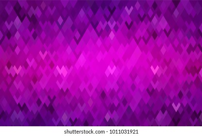 Dark Purple vector modern geometrical background. Abstract template. Geometric pattern in square style with gradient.