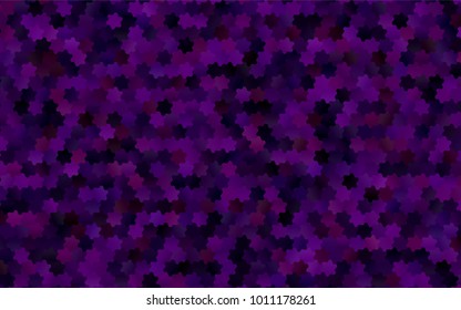 Dark Purple vector modern geometrical abstract background. Texture, brand-new background. Geometric background in Origami style with gradient. 