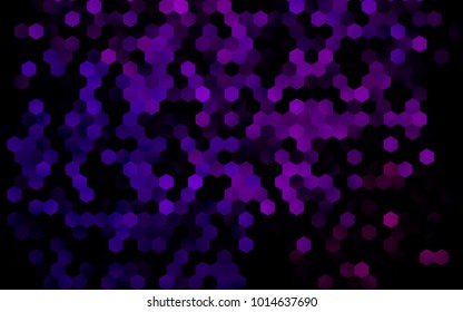 Dark Purple vector modern geometrical abstract background. Texture, brand-new background. Geometric background in Origami style with gradient. 