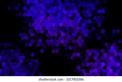 Dark Purple vector modern geometrical abstract background. Texture, brand-new background. Geometric background in Origami style with gradient. 