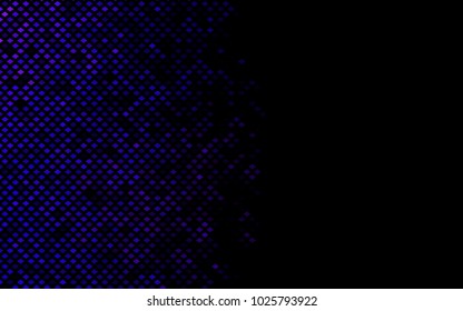 Dark Purple vector modern geometrical background. Abstract template. Geometric pattern in square style with gradient.