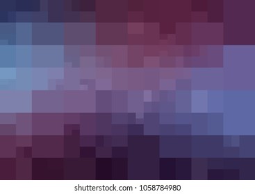 Dark Purple vector modern geometrical abstract background. Texture template. Geometric pattern in Origami style with gradient. 