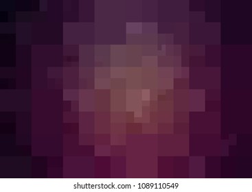 Dark Purple vector modern geometrical abstract background. Texture template. Geometric pattern in Origami style with gradient. 