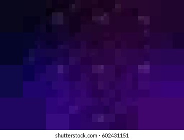 Dark Purple vector modern geometrical abstract background. Texture template. Geometric pattern in Origami style with gradient. 