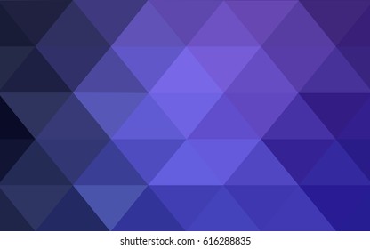 Dark Purple vector modern geometrical abstract background. Texture, new background. Geometric background in Origami style with gradient. 