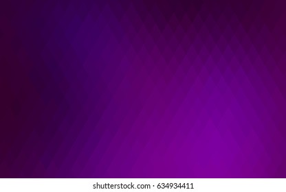 Dark Purple vector modern geometrical background. Abstract template. Geometric pattern in square style with gradient.