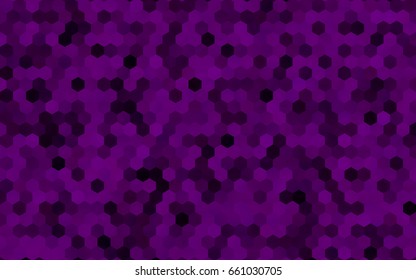 Dark Purple vector modern geometrical abstract background. Texture, brand-new background. Geometric background in Origami style with gradient. 