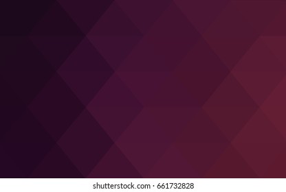 Dark Purple vector modern geometrical abstract background. Texture, new background. Geometric background in Origami style with gradient. 