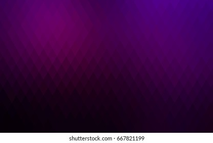 Dark Purple vector modern geometrical background. Abstract template. Geometric pattern in square style with gradient.