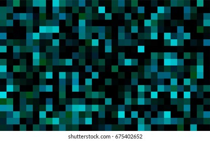 Dark Purple vector modern geometrical background. Abstract template. Geometric pattern in square style with gradient.