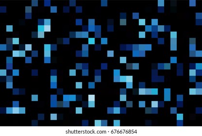 Dark Purple vector modern geometrical background. Abstract template. Geometric pattern in square style with gradient.