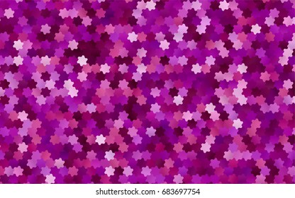Dark Purple vector modern geometrical abstract background. Texture, brand-new background. Geometric background in Origami style with gradient. 