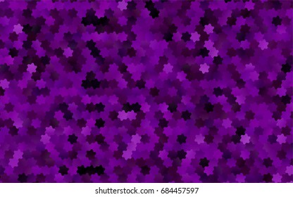 Dark Purple vector modern geometrical abstract background. Texture, brand-new background. Geometric background in Origami style with gradient. 