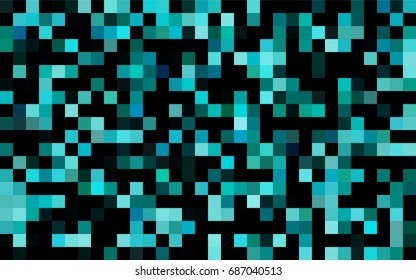 Dark Purple vector modern geometrical background. Abstract template. Geometric pattern in square style with gradient.