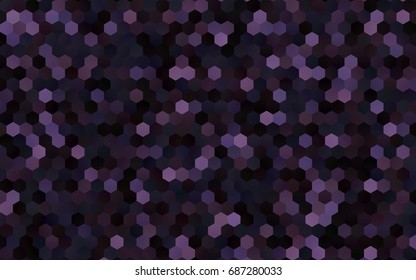 Dark Purple vector modern geometrical abstract background. Texture, brand-new background. Geometric background in Origami style with gradient. 