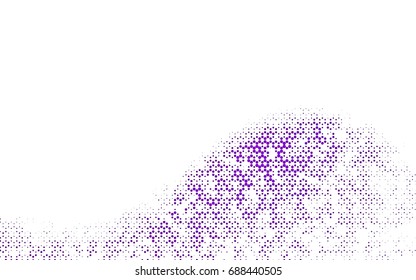Dark Purple vector modern geometrical abstract background. Texture, brand-new background. Geometric background in Origami style with gradient. 