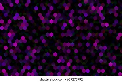 Dark Purple vector modern geometrical abstract background. Texture, brand-new background. Geometric background in Origami style with gradient. 