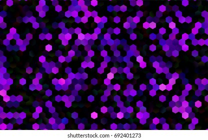 Dark Purple vector modern geometrical abstract background. Texture, brand-new background. Geometric background in Origami style with gradient. 
