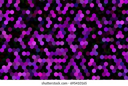 Dark Purple vector modern geometrical abstract background. Texture, brand-new background. Geometric background in Origami style with gradient. 