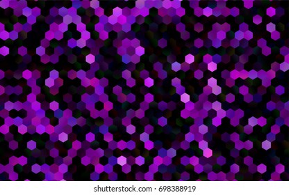 Dark Purple vector modern geometrical abstract background. Texture, brand-new background. Geometric background in Origami style with gradient. 