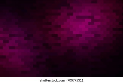 Dark Purple vector modern geometrical background. Abstract template. Geometric pattern in square style with gradient.