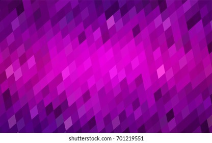 Dark Purple vector modern geometrical background. Abstract template. Geometric pattern in square style with gradient.