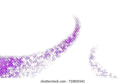 Dark Purple vector modern geometrical abstract background. Texture, brand-new background. Geometric background in Origami style with gradient. 