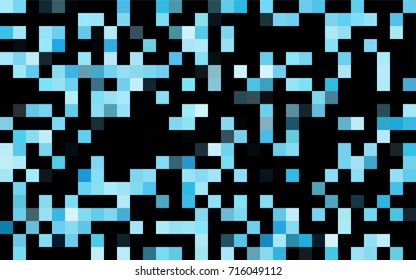 Dark Purple vector modern geometrical background. Abstract template. Geometric pattern in square style with gradient.