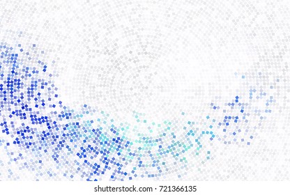 Dark Purple vector modern geometrical background. Abstract template. Geometric pattern in square style with gradient.