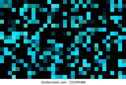 Dark Purple vector modern geometrical background. Abstract template. Geometric pattern in square style with gradient.