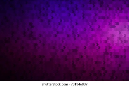 Dark Purple vector modern geometrical background. Abstract template. Geometric pattern in square style with gradient.