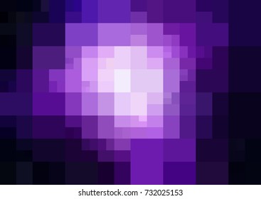 Dark Purple vector modern geometrical abstract background. Texture template. Geometric pattern in Origami style with gradient. 