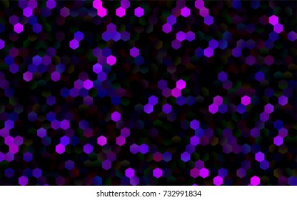 Dark Purple vector modern geometrical abstract background. Texture, brand-new background. Geometric background in Origami style with gradient. 