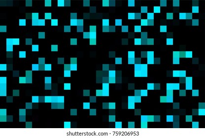 Dark Purple vector modern geometrical background. Abstract template. Geometric pattern in square style with gradient.