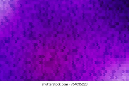 Dark Purple vector modern geometrical background. Abstract template. Geometric pattern in square style with gradient.